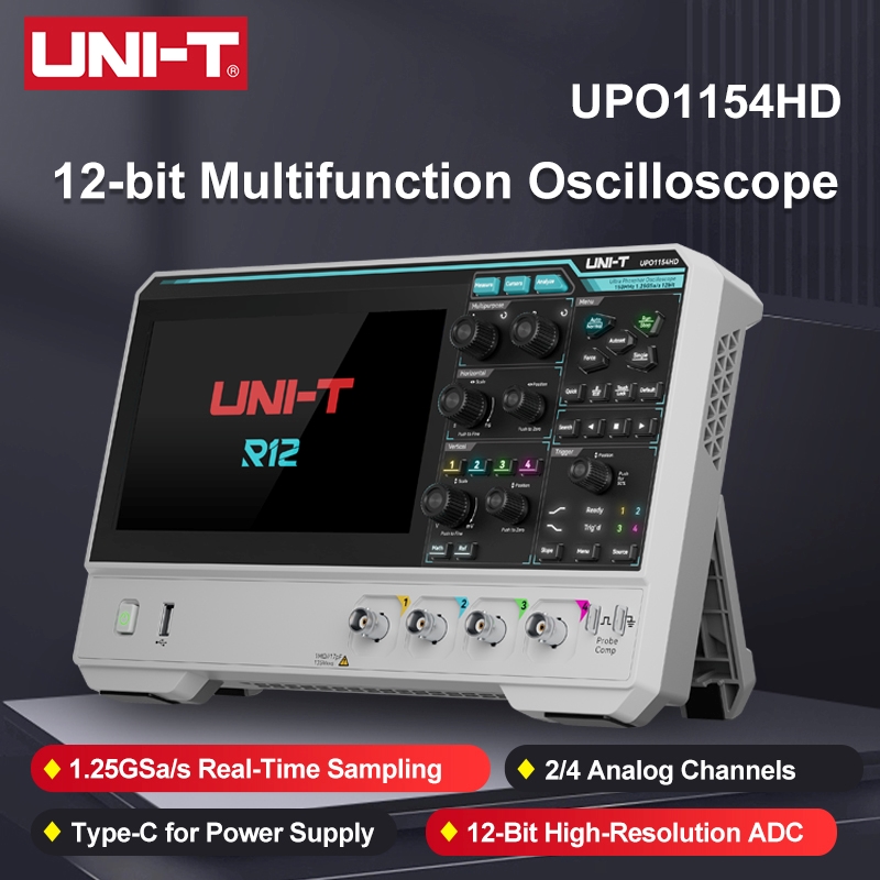 Signal Generator Spectrum Analyzer - UNI-T UPO1154HD UPO1082HD Osiloskop Resolusi Tinggi